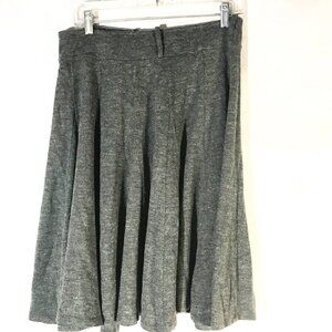 Lapis Skirt Gray Skater Circle Size Medium EUC Soft flowy Anthro Anthropologie